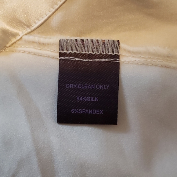 Halle Bob Silk cream blouse - Picture 7 of 7